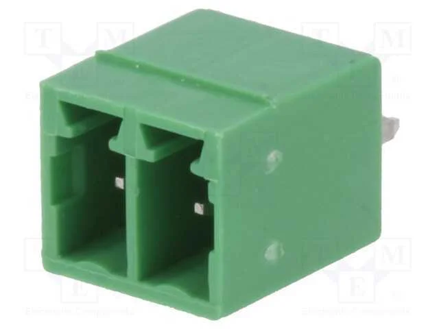Bloco Terminal Separ&aacute;vel, 3,5mm, Faixas: 2, Simples, Tomada, Macho