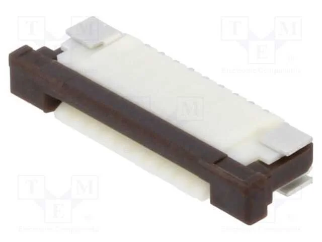Conector: Ffc/Fpc, Horizontais, Pin: 9, Zif, Smt, 50v, 0,4a, -25&divide;85c