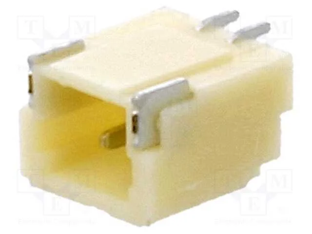 Tomada, Fio-Placa, Macho, 1mm, Pin: 2, Smt, 50v, 1a, Estanhado, 20mo