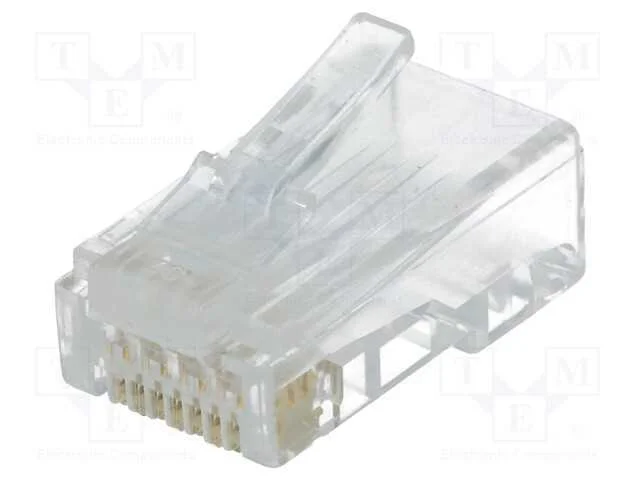 Ficha, Rj45, Pin: 8, Sistema: 8p8c, com Cabo, Idc,Cerrar
