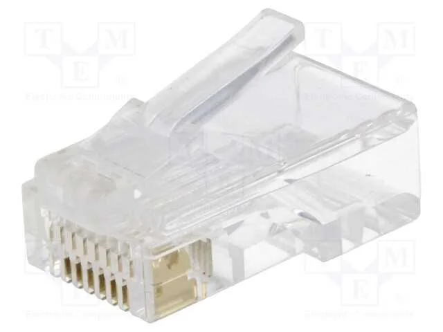 Ficha, Rj45, Pin: 8, Sistema: 8p8c, com Cabo, Idc,Cerrar