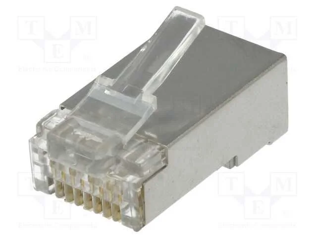 Ficha, RJ45, PIN: 8, Cat: 6, blindadas, Sistema: .