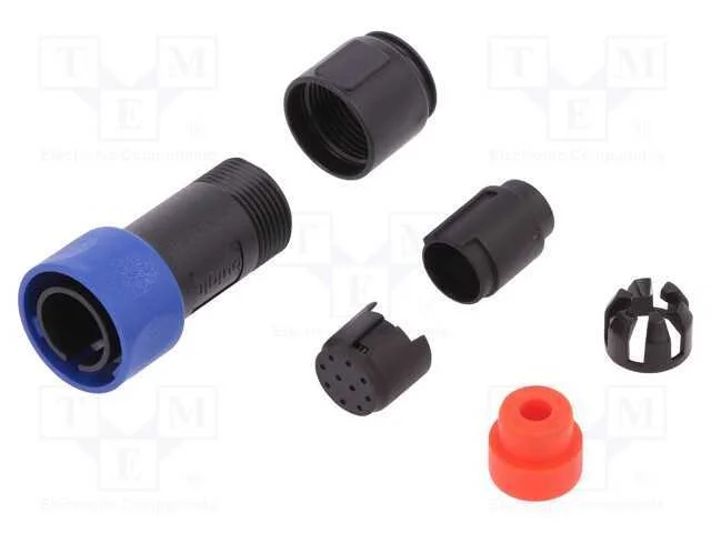 Conector: Redondos, Ficha, Macho, Pin: 10, Sem Contactos, com Cabo