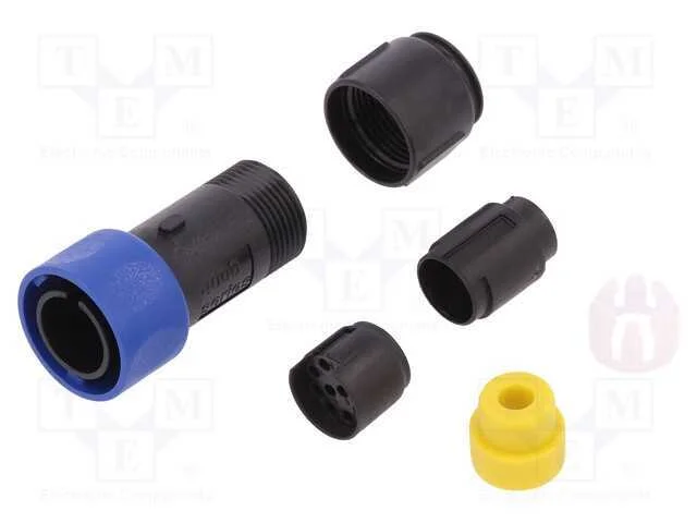 Conector: Redondos, Ficha, Macho, Pin: 10, Sem Contactos, com Cabo