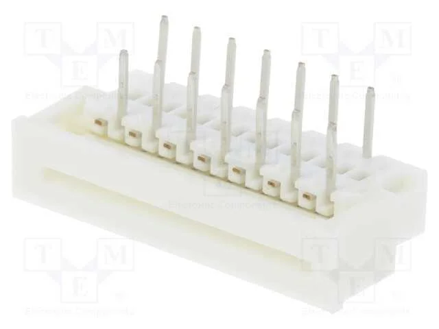 Conector: Ffc/Fpc, Angulares 90, Pin: 14, Tht, Easy-On, 200v, 1a