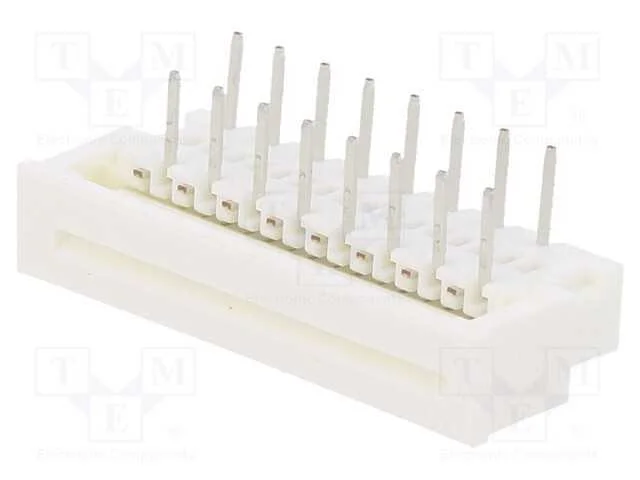 Conector: Ffc/Fpc, Angulares 90, Pin: 16, Tht, Easy-On, 200v, 1a