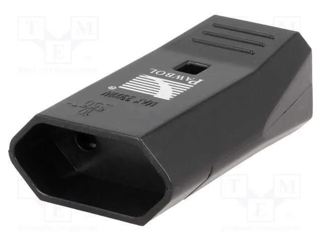 Conector: de Alimenta&ccedil;&atilde;o, F&ecirc;mea, Tomada, 2p, 250vac, 10a, Preta