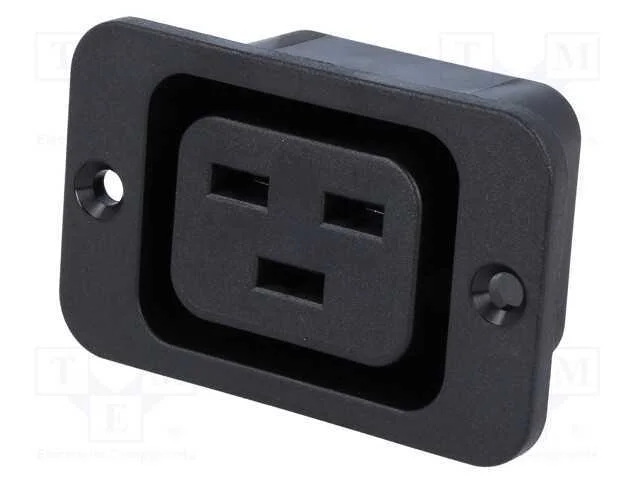 Conector: de Alimenta&ccedil;&atilde;o, Tomada, F&ecirc;mea, 16a, 250vac, Iec 60320