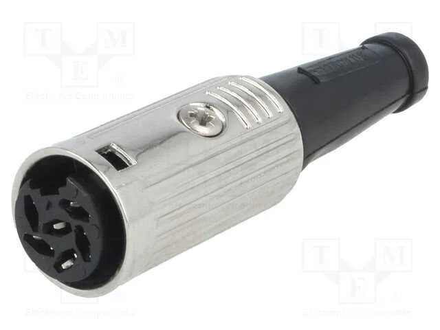 Ficha, DIN, f&ecirc;mea, PIN: 6, Sistema: 240, simples,.