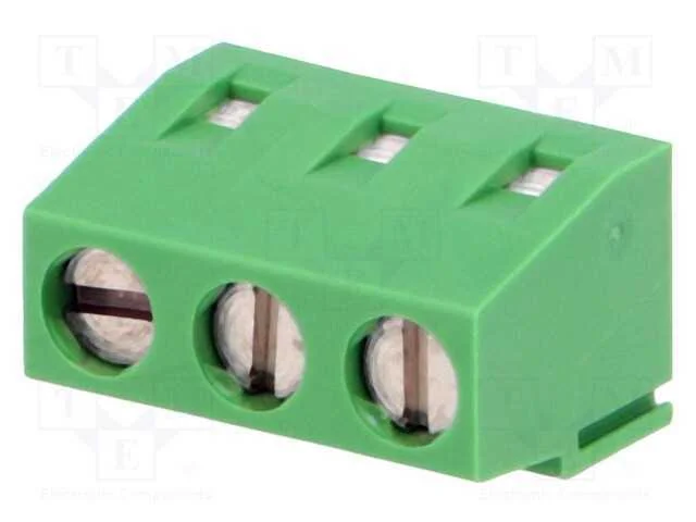 Pcb Bloco Terminal, Angulares 90, 5mm, Faixas: 3,.