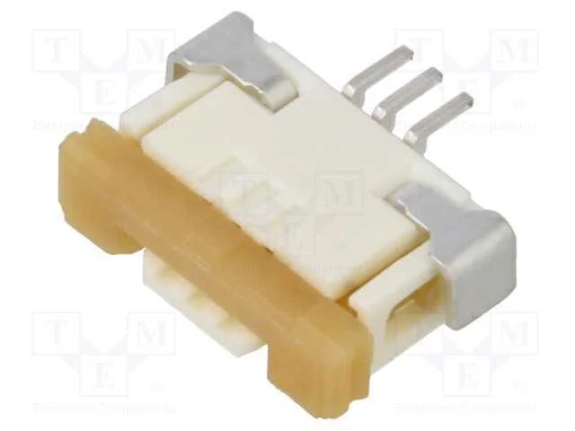 Conector: Ffc/Fpc, Horizontais, Pin: 3, Contactos Superiores,Zif
