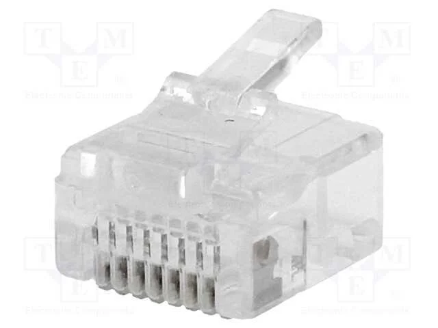 Ficha, Rj45, Pin: 8, Curtos, Sistema: 8p8c, com Cabo, Idc,Cerrar