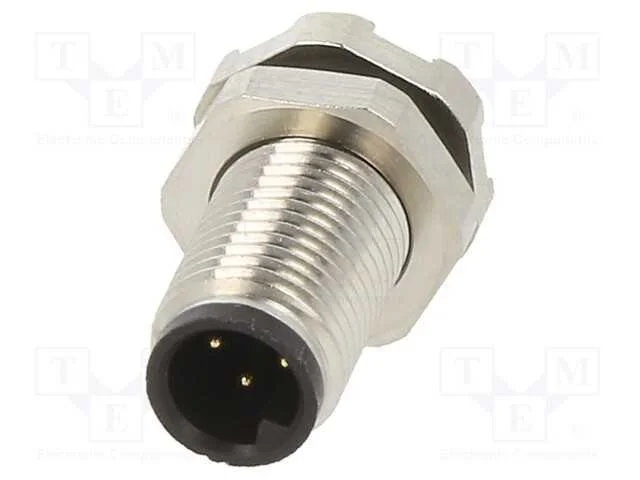 Conector: M5, Tomada, 707, Macho, Pin: 4, N&atilde;o Blindados, Dourado, 1a