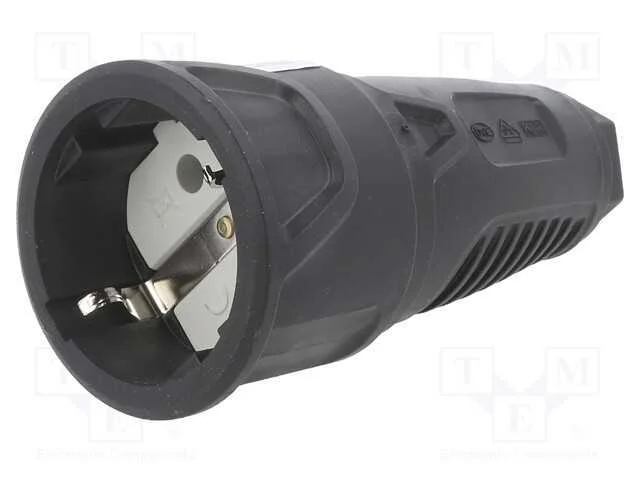 Conector: de Alimenta&ccedil;&atilde;o, F&ecirc;mea, Tomada, 2p+Pe, 2.