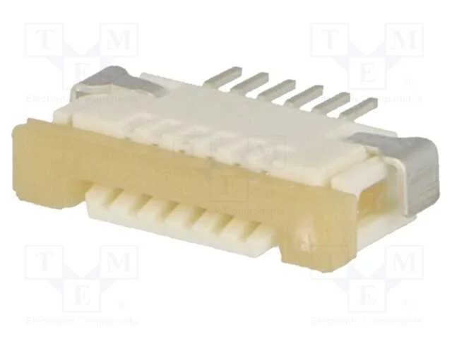 Conector: Ffc/Fpc, Horizontais, Pin: 6, Contactos Superiores,Zif