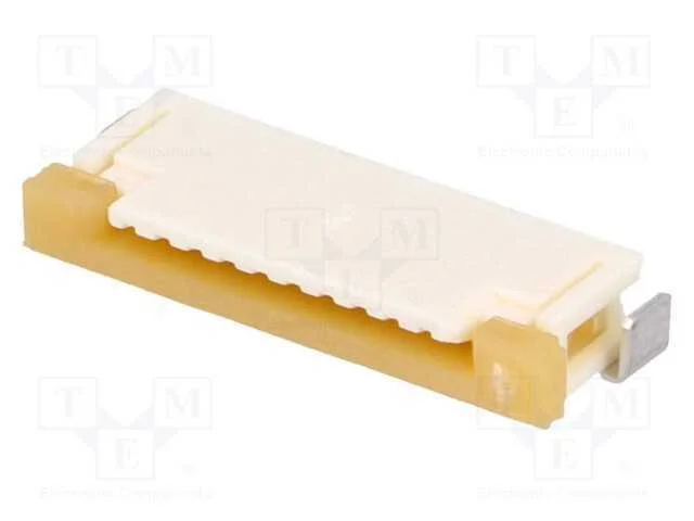 Conector: FFC/FPC; SMT; 50V; 500mA; Easy-On; PIN: 10; Mat: poliamida