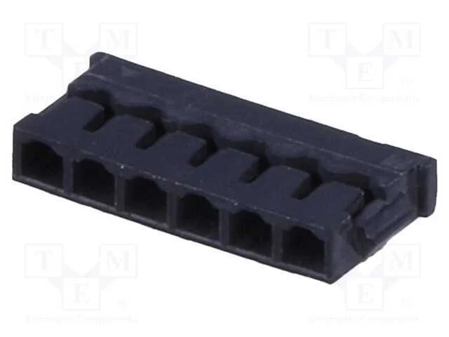 Ficha, Fio-Placa, F&ecirc;mea, 1,2mm, Pin: 6, Idc, com Cabo, -25&divide;85c, 50v
