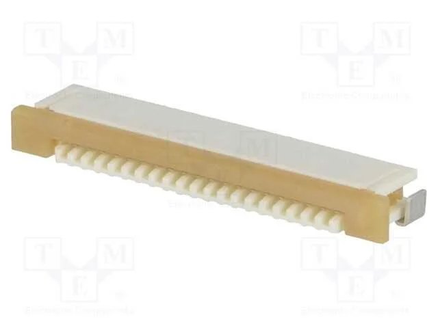 Conector: Ffc/Fpc, Horizontais, Pin: 20, Contactos Inferiores,Zif