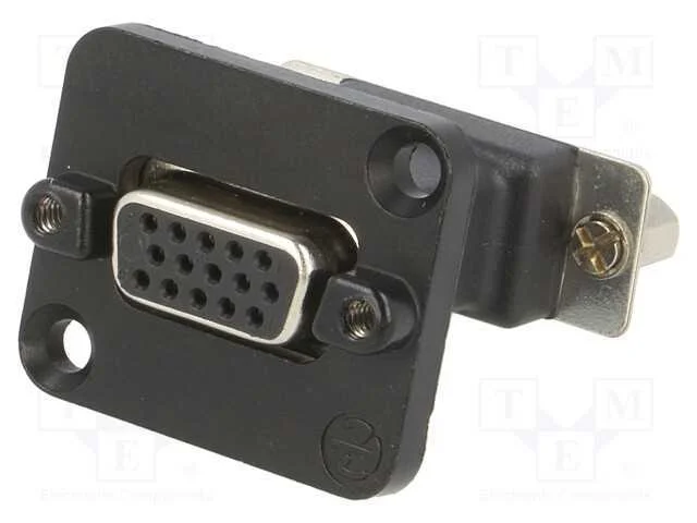 Passo: conector D-Sub, D-Sub 15pin HD f&ecirc;mea,em am.