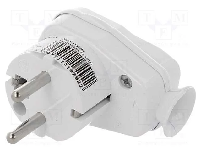 Conector: de alimenta&ccedil;&atilde;o, macho, ficha, 2P+PE, 25.