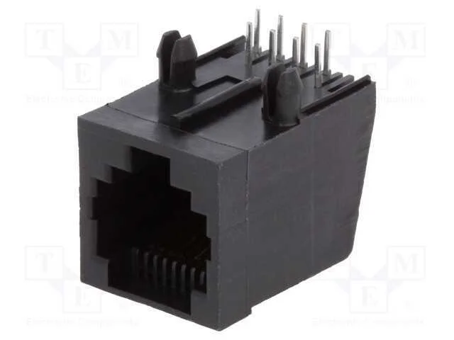 Tomada, Rj45, Pin: 8, Sistema: 8p8c, Tht, Angulares