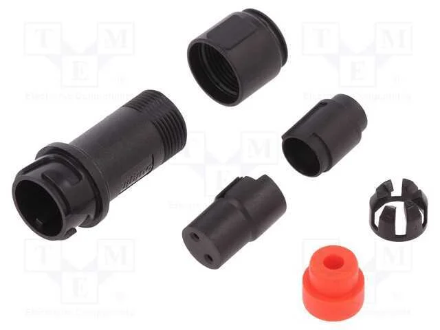 Conector: redondos, ficha, f&ecirc;mea, PIN: 2, sem con.