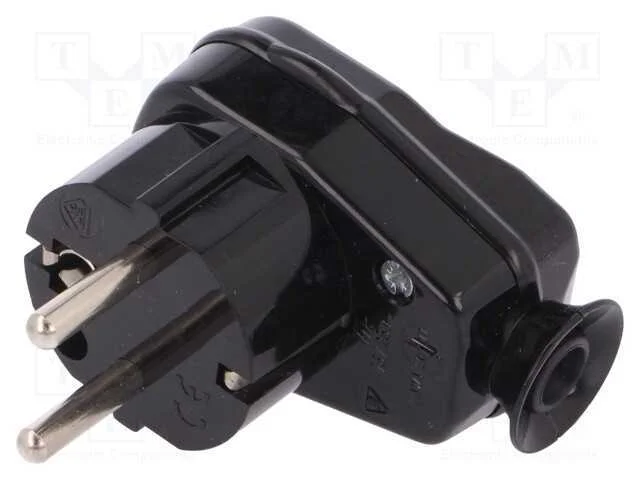 Conector: de Alimenta&ccedil;&atilde;o, Macho, Ficha, 2p+Pe, 25.