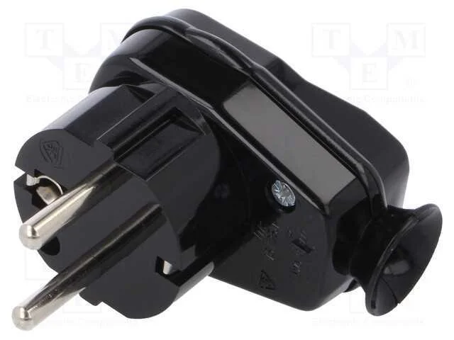 Conector: de Alimenta&ccedil;&atilde;o, Macho, Ficha, 2p+Pe, 25.