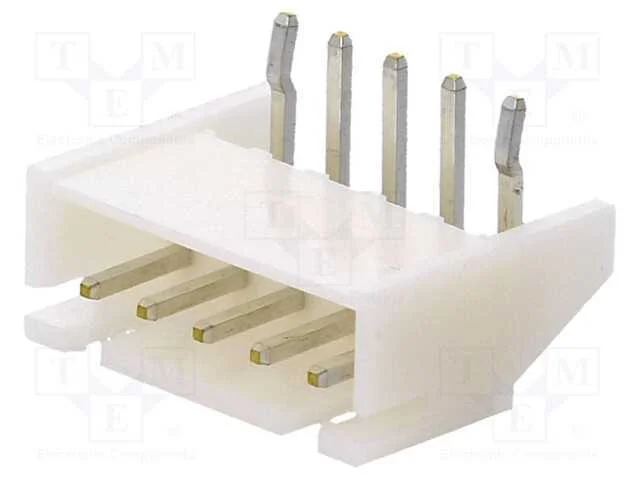 Fio-placa, tomada, macho, XH, 2,5mm, PIN: 5, THT,.