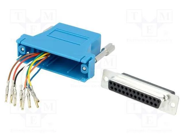 Passo: adaptador, D-Sub 25pin feminino,RJ45 tomad.