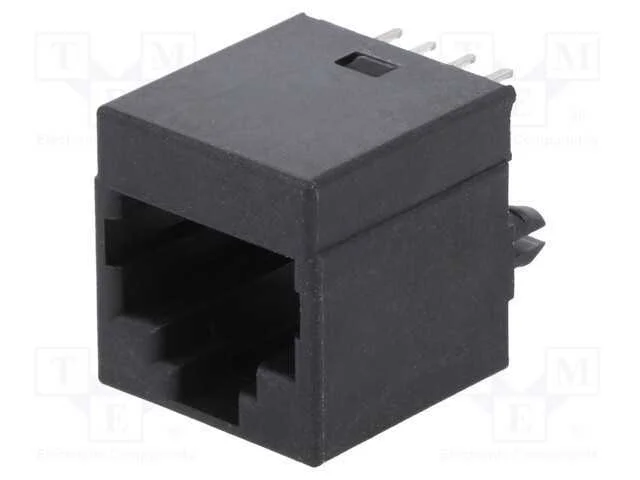 Tomada, Rj45, Pin: 8, Cat: 5, Sistema: 8p8c, Tht, Simples