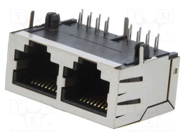 Tomada, Rj45, Pin: 8, Cat: 5, Sistema: 8p8c, Tht, Angulares