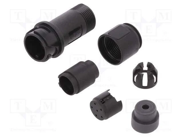 Conector: Redondos, Ficha, Macho, Pin: 6, Sem Contactos, com Cabo