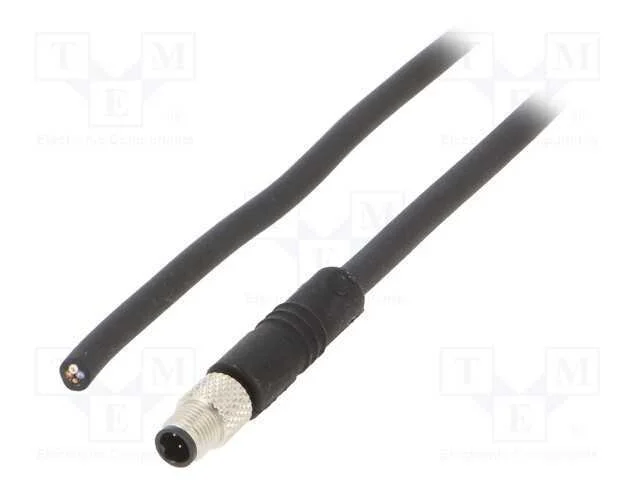Conector: M5, ficha, 707, macho, PIN: 4, n&atilde;o blin.