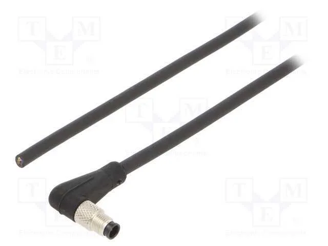 Conector: M5, Ficha, 707, Macho, Pin: 4, N&atilde;o Blindados, Dourado, 1a