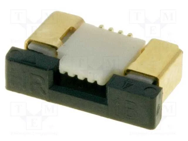 Conector: Ffc/Fpc, Horizontais, Pin: 4, Contactos Superiores,Zif