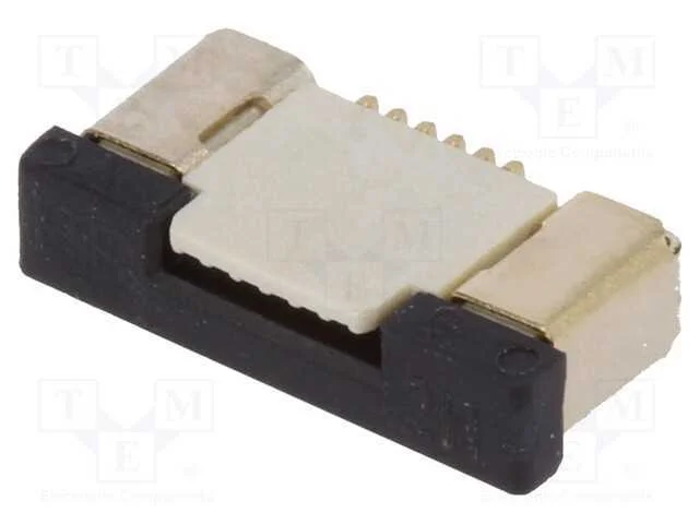 Conector: Ffc/Fpc, Horizontais, Pin: 6, Contactos Superiores,Zif
