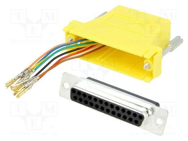 Passo: adaptador, D-Sub 25pin feminino,RJ45 tomad.