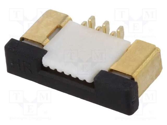 Conector: Ffc/Fpc, Verticais, Pin: 6, Zif, Smt, 0,5a, 30mo, -25&divide;85c