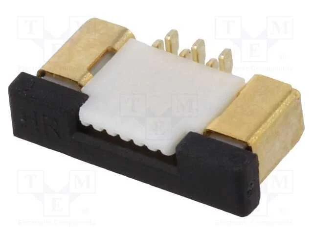 Conector: Ffc/Fpc, Verticais, Pin: 6, Zif, Smt, 0,5a, 30mo, -25&divide;85c