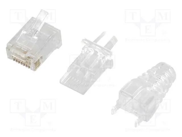Ficha, Rj45, Pin: 8, Sistema: 8p8c, com Cabo, Idc,Cerrar