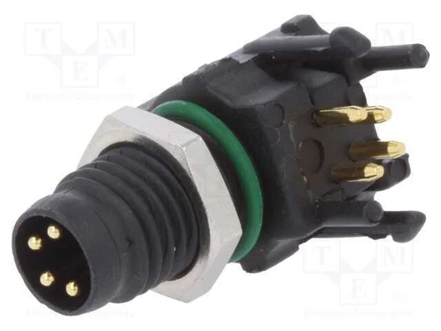 Conector: M8, macho, PIN: 4, angulares 90, para p.