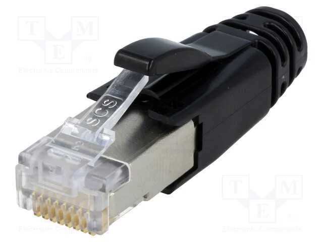 Ficha, Rj45, Pin: 8, Blindadas, Sistema: 8p8c, com Cabo, Idc,Cerrar