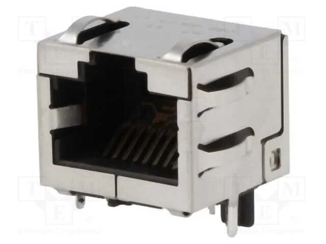 Tomada, Rj45, Pin: 8, Cat: 6a, Blindadas, Sistema: 8p8c, para Pcb, Tht