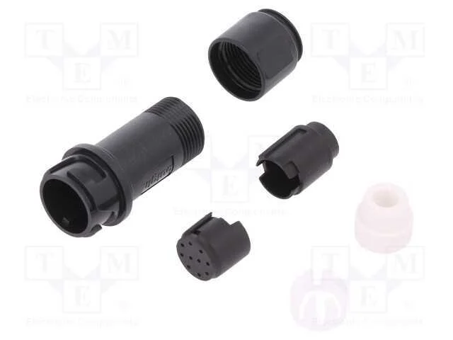 Conector: Redondos, Ficha, Macho, Pin: 10, Sem Contactos, com Cabo