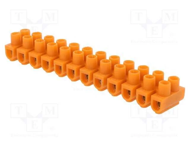 Bloco Terminal, Terminal Parafusado, 4mm2, 32a, Faixas: 12
