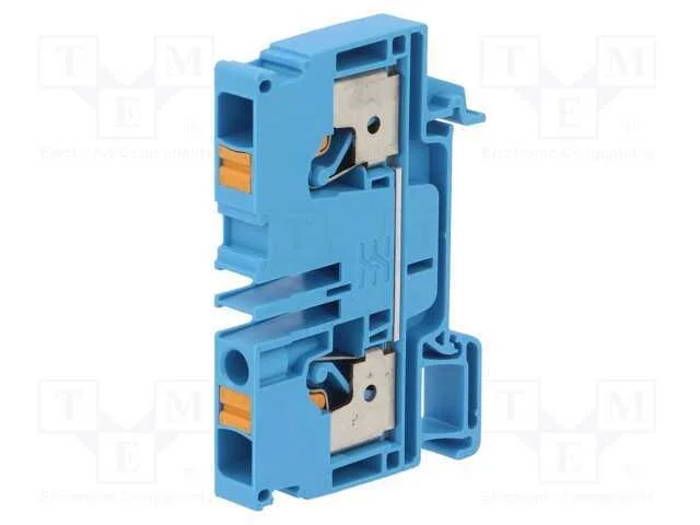 Conector: de carril, 6mm2, faixas: 1, bra&ccedil;adeiras.