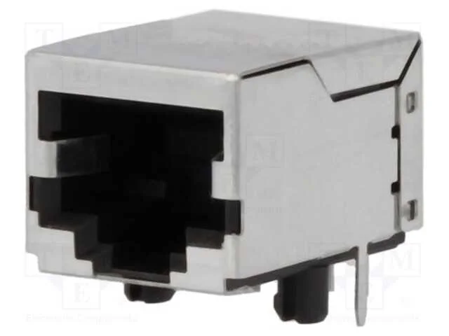 Tomada, Rj45, Pin: 8, Blindadas, Sistema: 8p8c, para Pcb, Tht