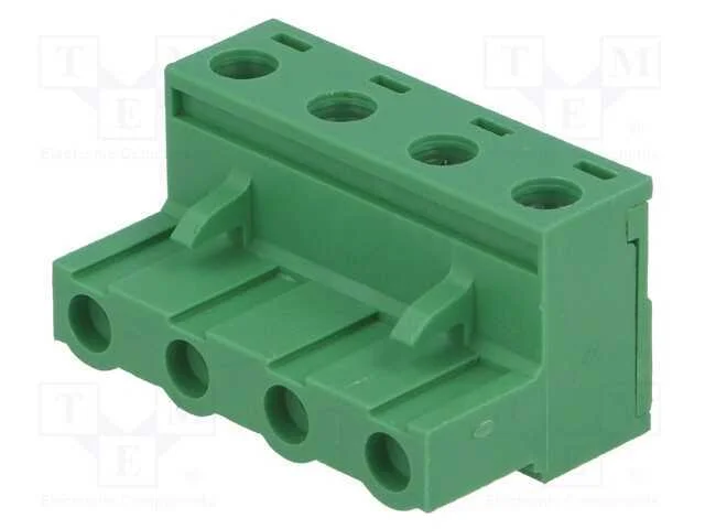 Bloco Terminal Separ&aacute;vel, 7,5mm, Faixas: 4, Simples, Ficha, F&ecirc;mea
