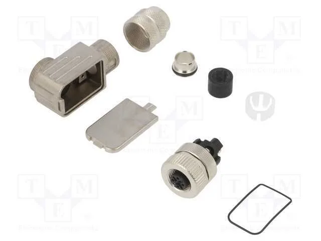 Conector: M12, ficha, 713, f&ecirc;mea, PIN: 5, blindad.
